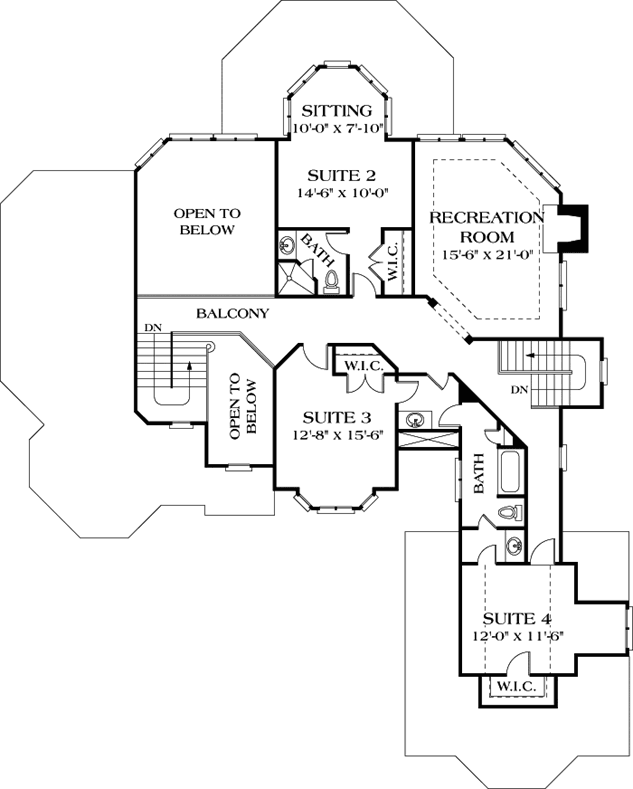 Upper/Second Floor Plan:106-467