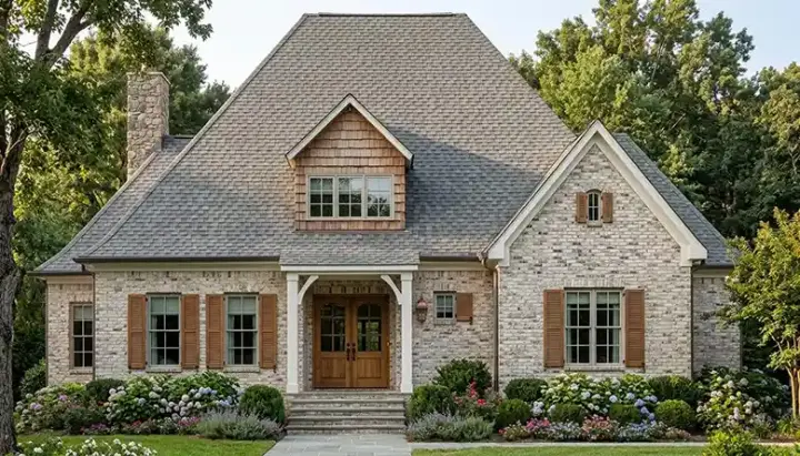 Cottage house plans 106-469 - front exterior, 3,774 sq ft, 4 bed, 4 bath house plans | Monster House Plans