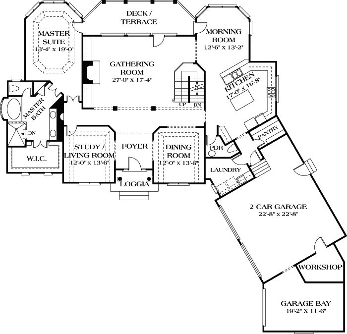 Main Floor Plan: 106-470