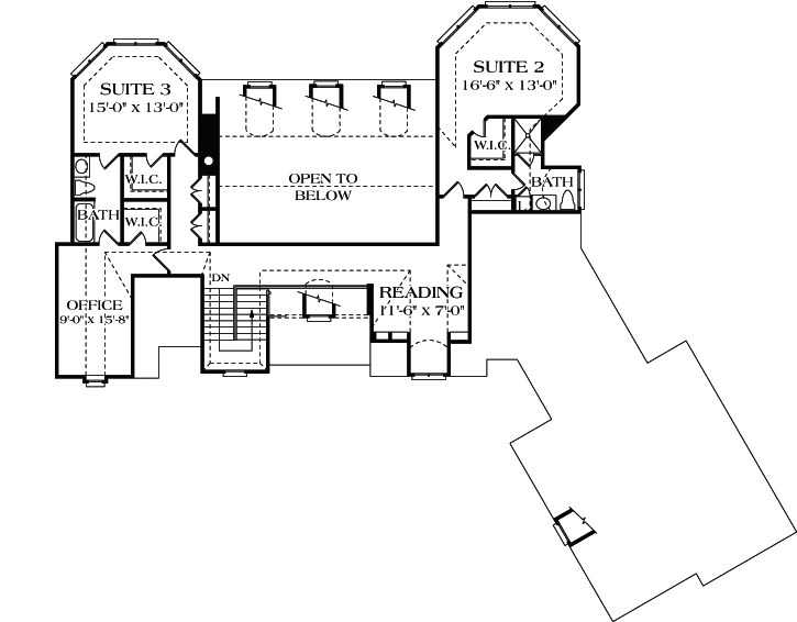Upper/Second Floor Plan: 106-471