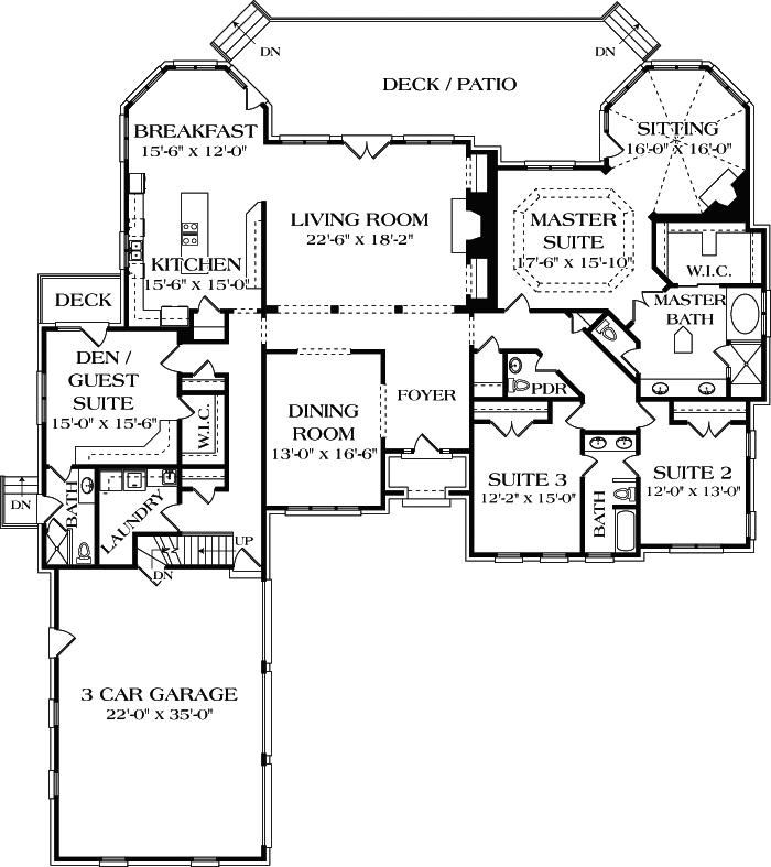 Main Floor Plan: 106-474