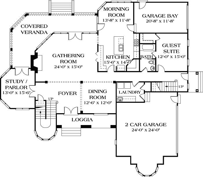 Main Floor Plan: 106-477