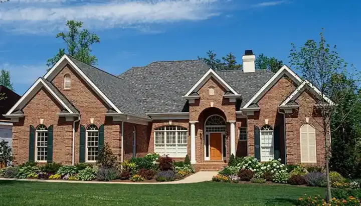 Traditional house plans 106-478 - front exterior, 4,711 sq ft, 5 bed, 4 bath house plans | Monster House Plans