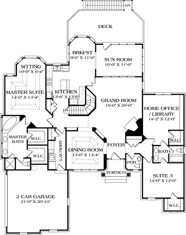 Main Floor Plan: 106-478
