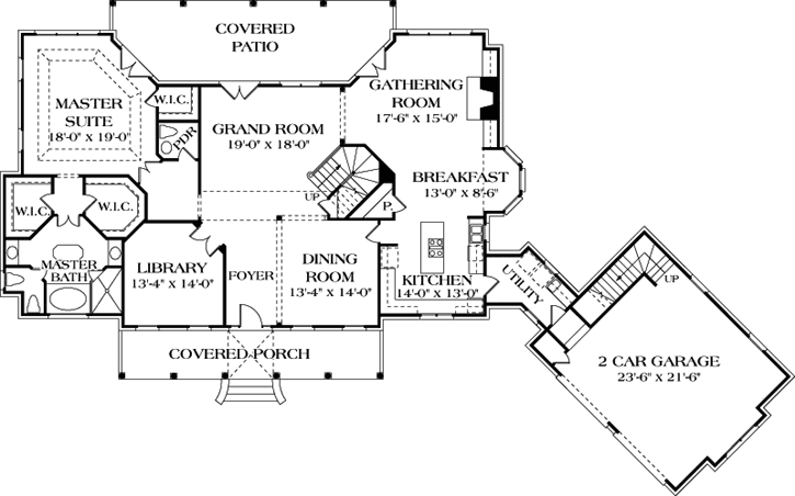 Main Floor Plan: 106-479