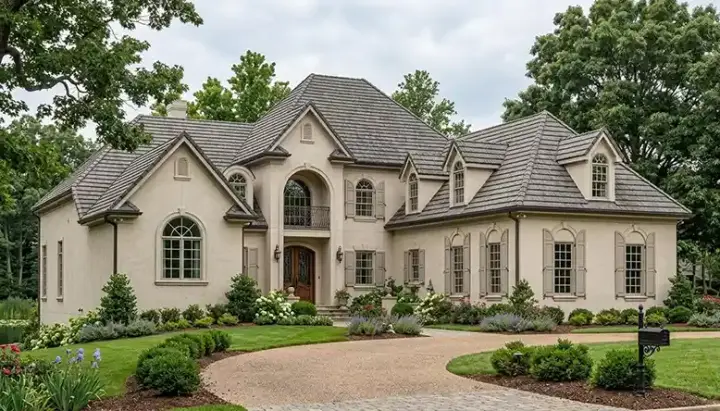 Mediterranean house plans 106-480 - front exterior, 3,860 sq ft, 4 bed, 3 bath house plans | Monster House Plans