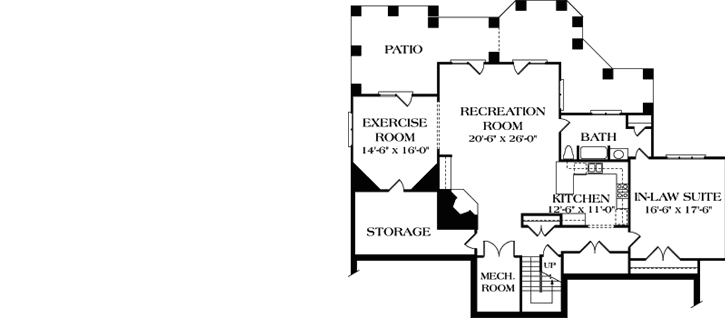 Lower Floor Plan: 106-481