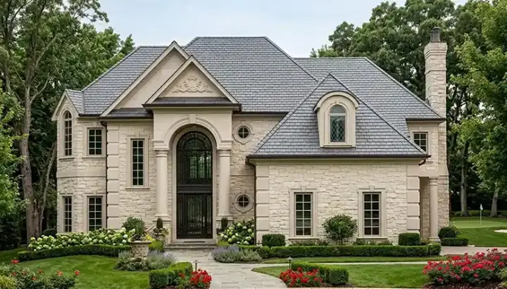 Mediterranean house plans 106-483 - front exterior, 3,882 sq ft, 4 bed, 3 bath house plans | Monster House Plans