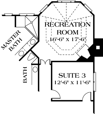 Mediterranean Style Floor Plans Plan: 106-483