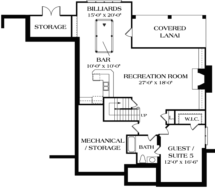Lower Floor Plan: 106-484