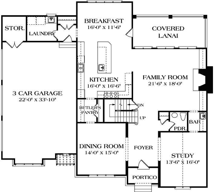 Main Floor Plan: 106-484