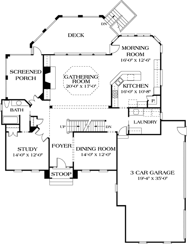 Main Floor Plan: 106-485