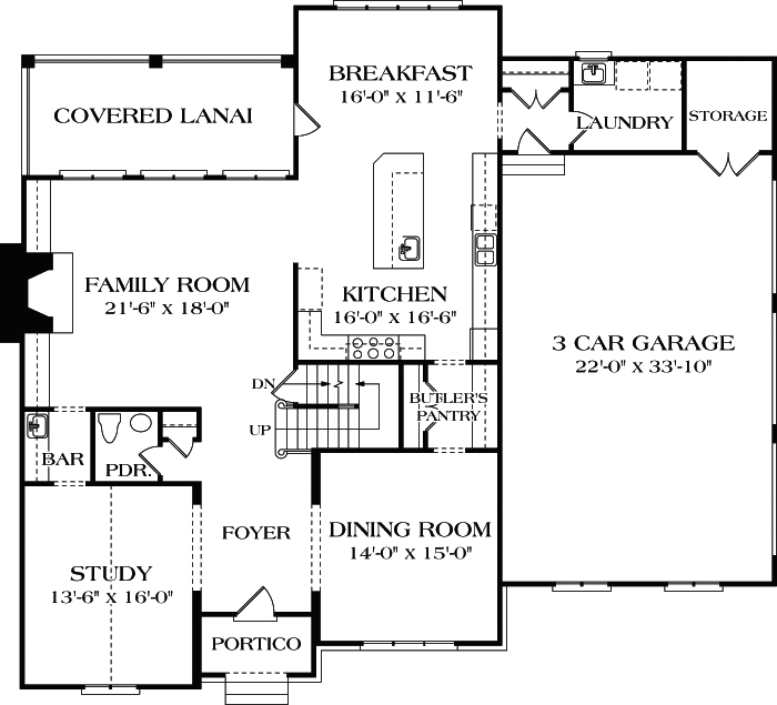 Main Floor Plan: 106-487