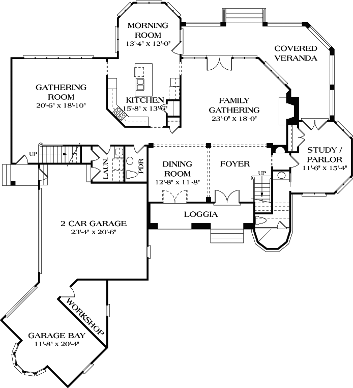 Main Floor Plan: 106-489