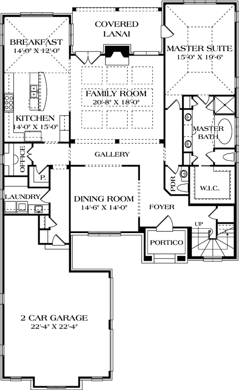 Main Floor Plan: 106-491