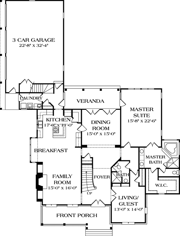 Main Floor Plan: 106-492