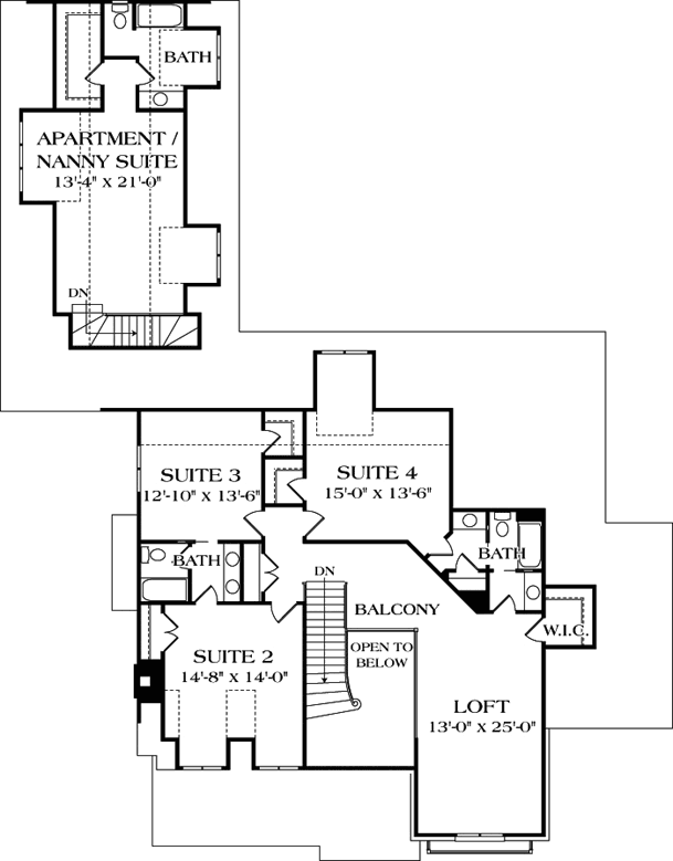 Upper/Second Floor Plan:106-492