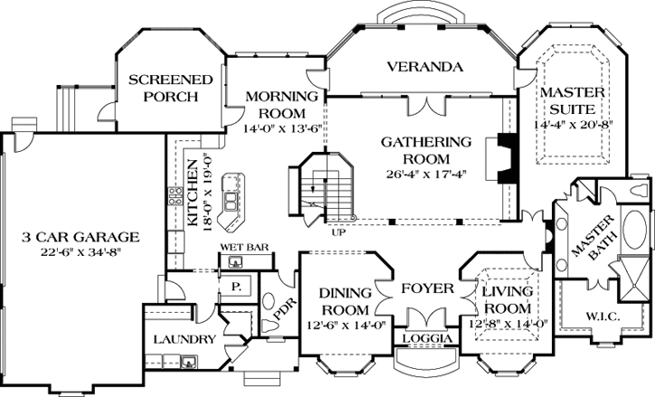 Main Floor Plan: 106-493