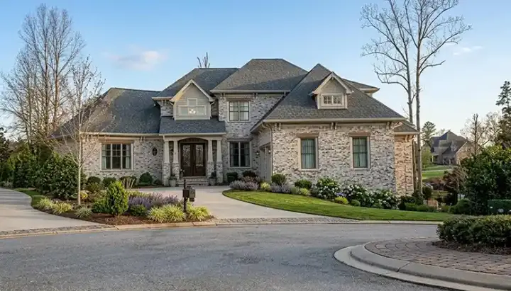 Traditional house plans 106-494 - front exterior, 5,351 sq ft, 4 bed, 4 bath house plans | Monster House Plans