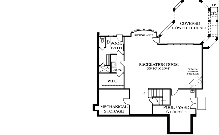 Lower Floor Plan: 106-494