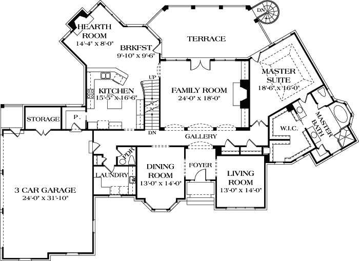 Main Floor Plan: 106-496