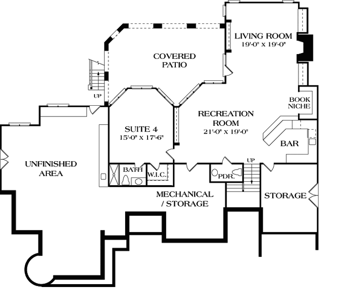 Lower Floor Plan:106-497