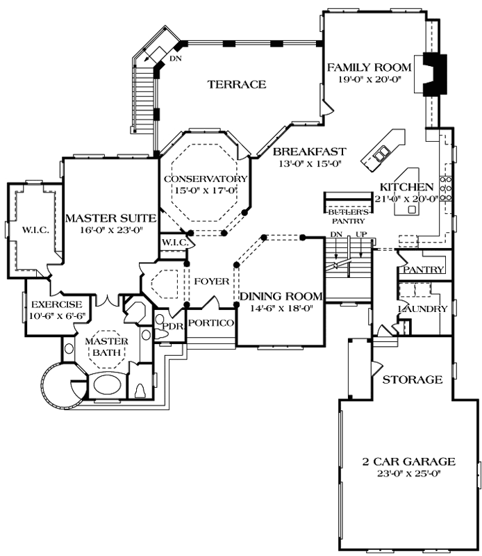 Main Floor Plan: 106-497