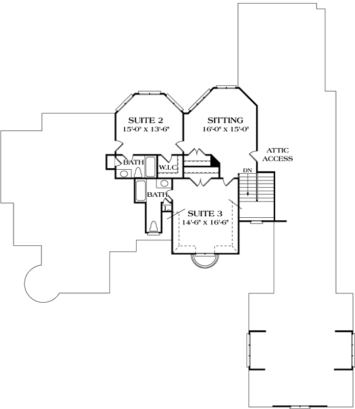 Upper/Second Floor Plan:106-497