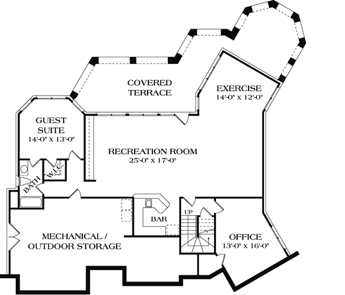 Lower Floor Plan: 106-498