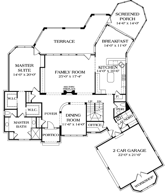 Main Floor Plan: 106-498