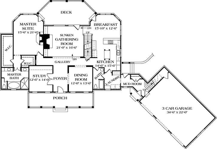Main Floor Plan: 106-500