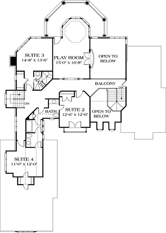 Upper/Second Floor Plan:106-503
