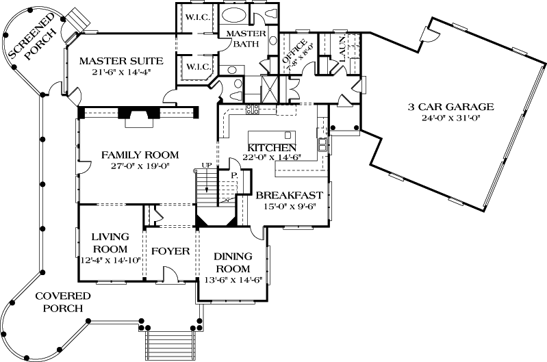 Main Floor Plan: 106-504