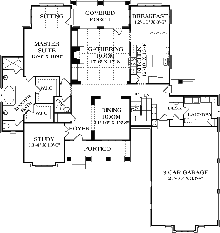 Main Floor Plan: 106-505