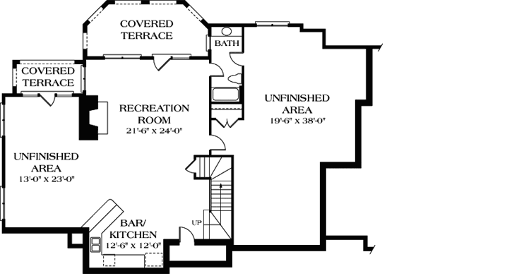 Lower Floor Plan: 106-508