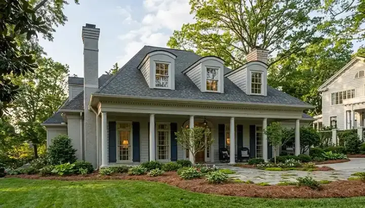 Southern house plans 106-509 - front exterior, 4,093 sq ft, 4 bed, 3 bath house plans | Monster House Plans