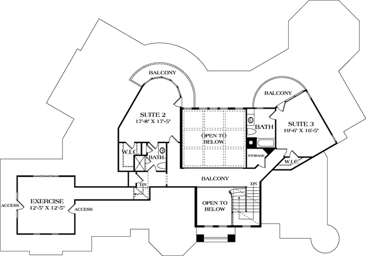 Upper/Second Floor Plan:106-511