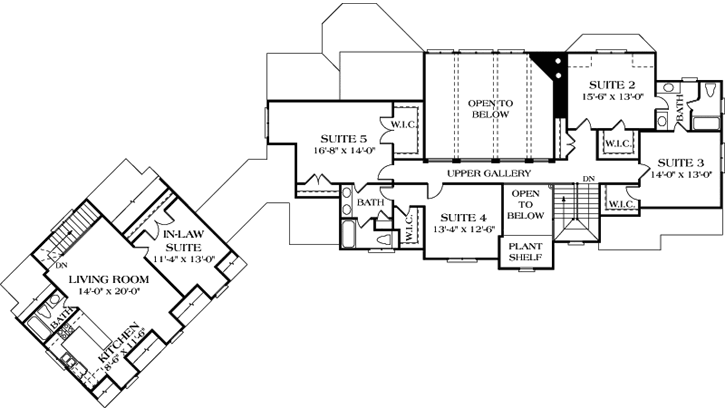 Upper/Second Floor Plan:106-512