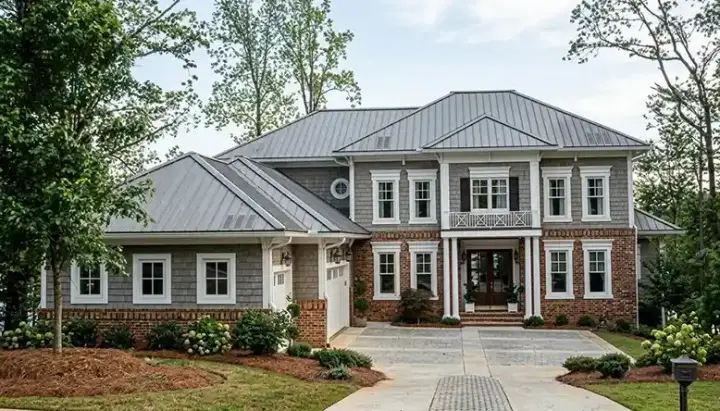 Southern Colonial house plans 106-513 - front exterior, 5,892 sq ft, 5 bed, 4 bath house plans | Monster House Plans
