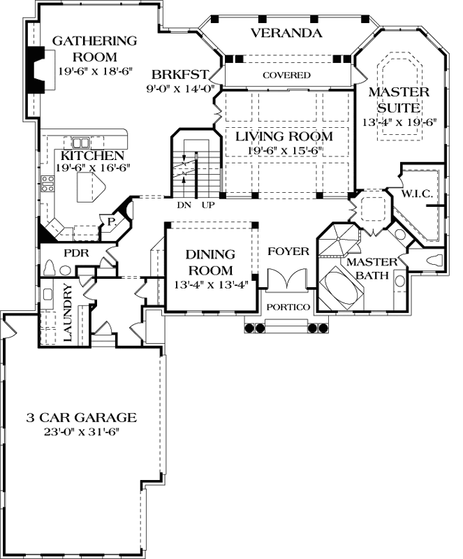 Main Floor Plan: 106-513