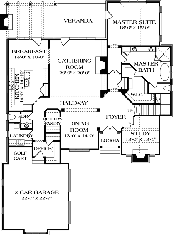 Main Floor Plan: 106-514