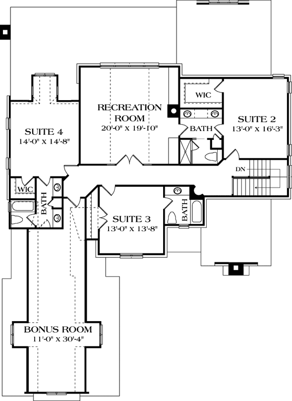 Upper/Second Floor Plan:106-514