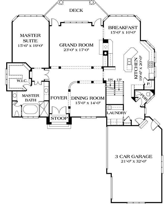 Main Floor Plan: 106-515