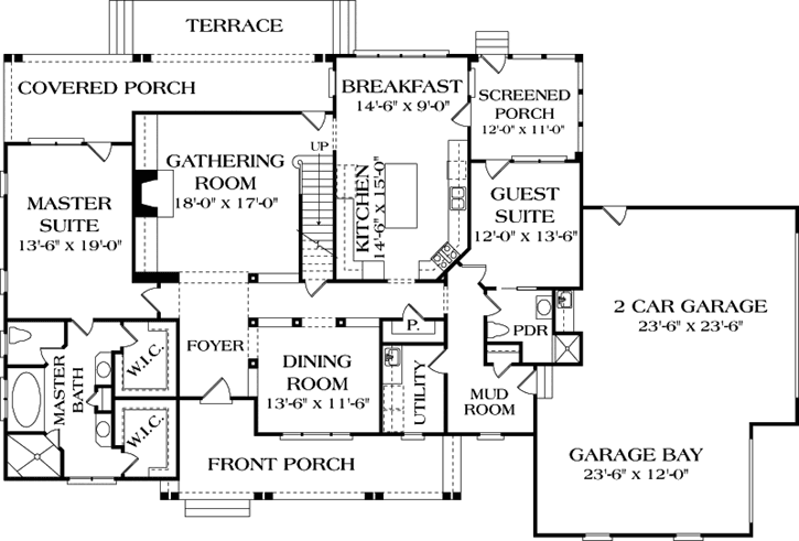 Main Floor Plan: 106-516