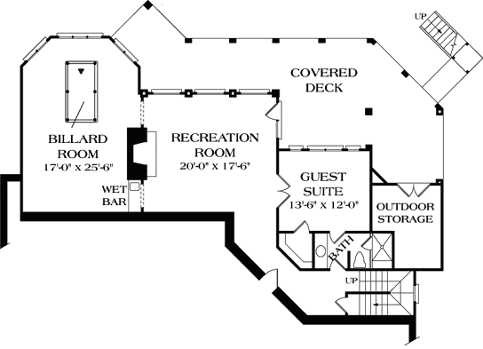 Lower Floor Plan: 106-517