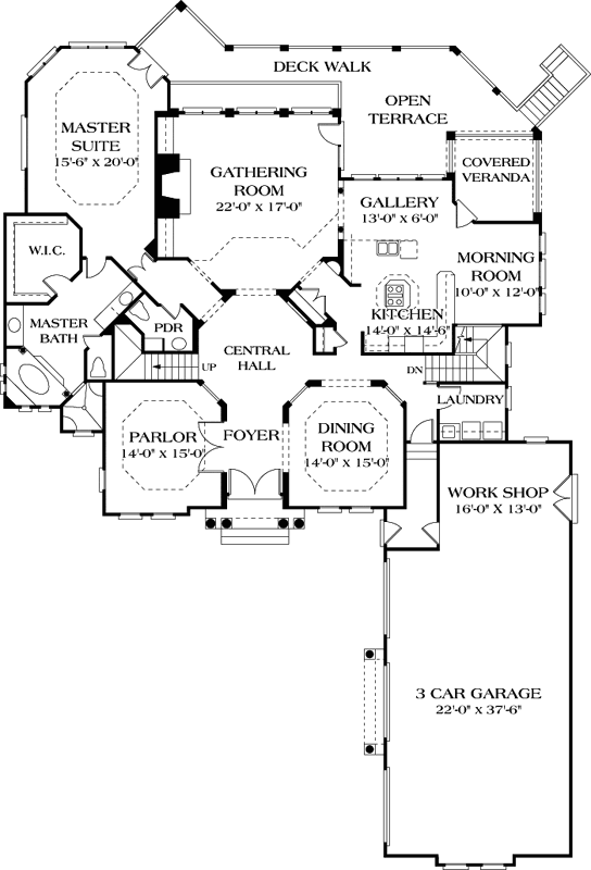 Main Floor Plan: 106-517