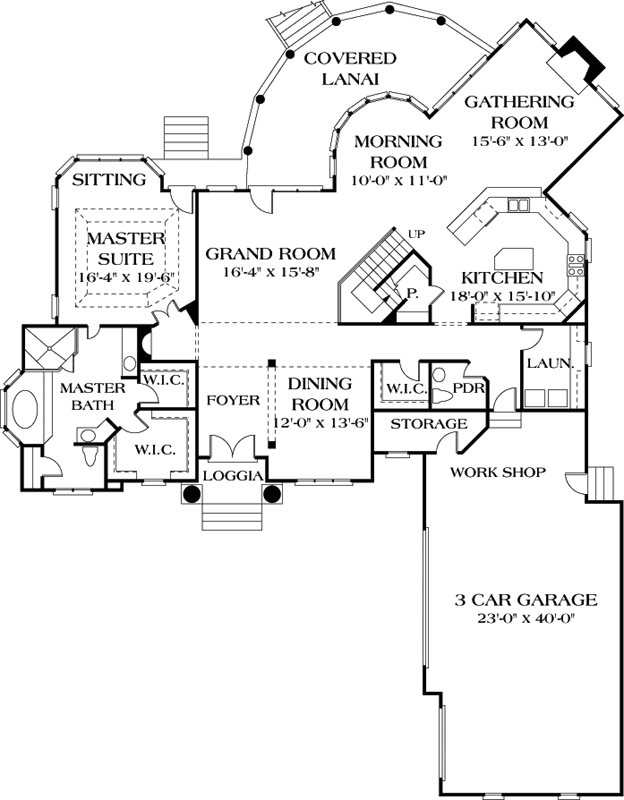 Main Floor Plan: 106-519