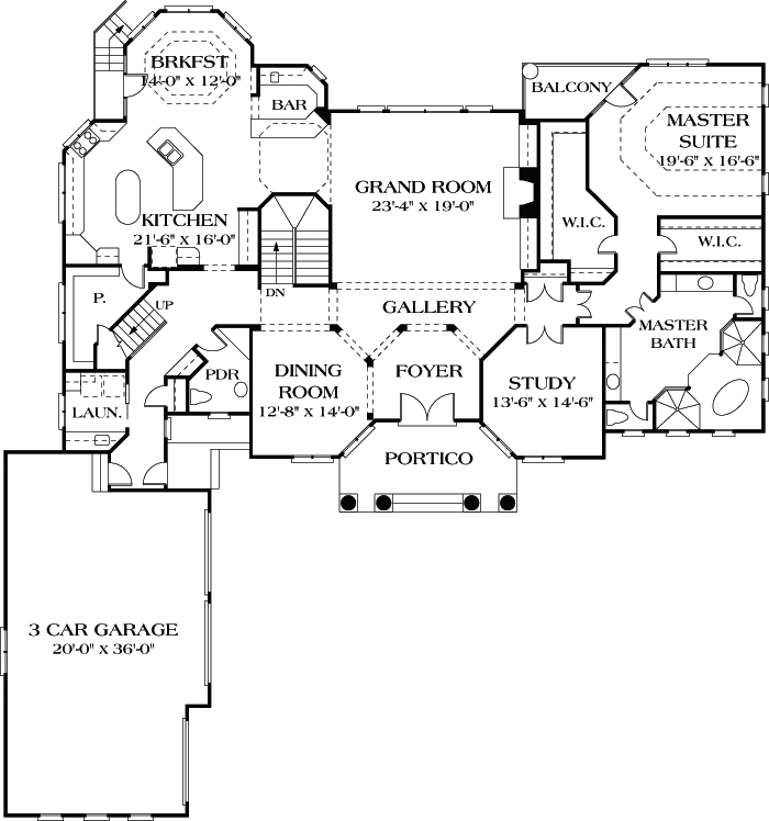 Main Floor Plan: 106-520