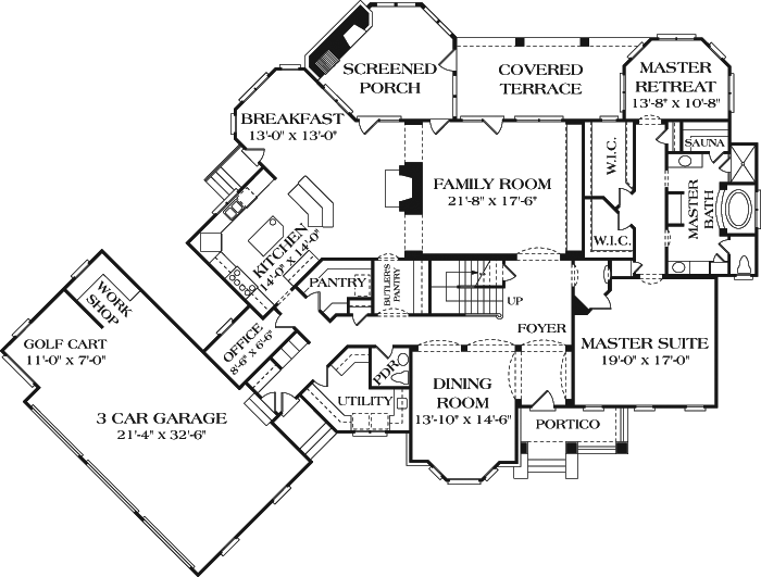 Main Floor Plan: 106-521