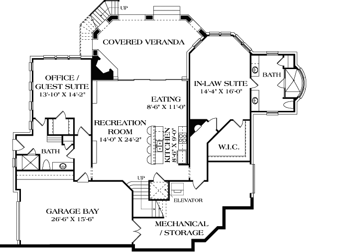 Lower Floor Plan:106-522